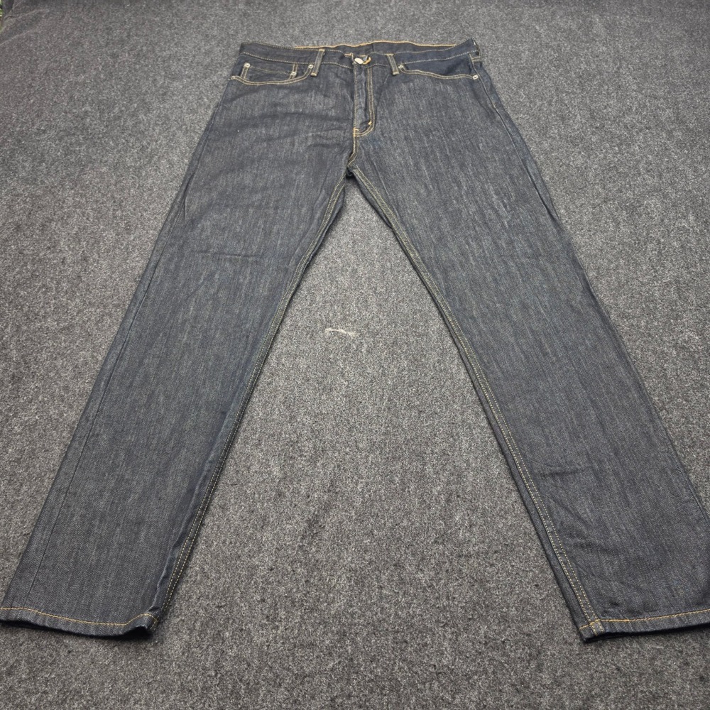 Levi's 508 Regular Taper Jeans Mens 36x32 Dark Indigo Denim 05521-0007